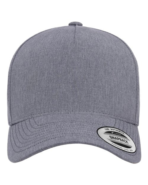 Five-Panel Snapback with Perforated Cap-YP Classic