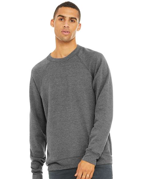 Unisex Sponge Fleece Raglan Crewneck Sweatshirt