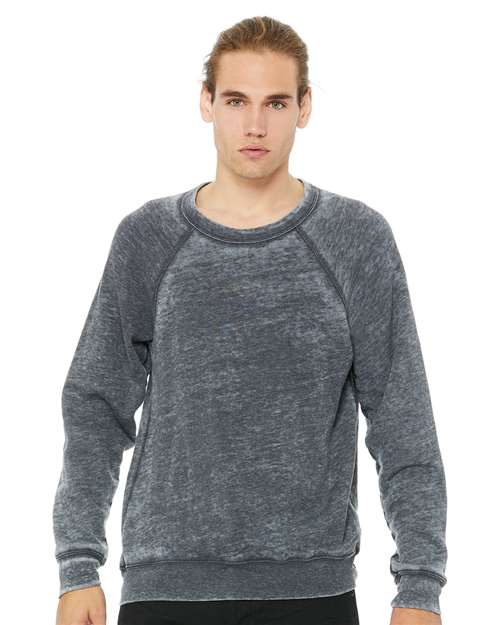 Unisex Sponge Fleece Raglan Crewneck Sweatshirt