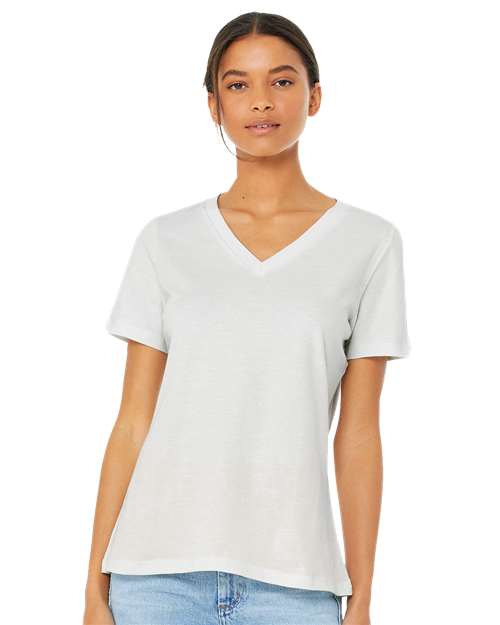 Customizable Women’s Relaxed V-Neck Tee - Stitched Expressions