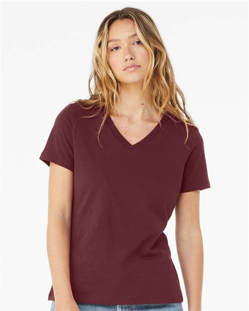 Customizable Women’s Relaxed V-Neck Tee - Stitched Expressions