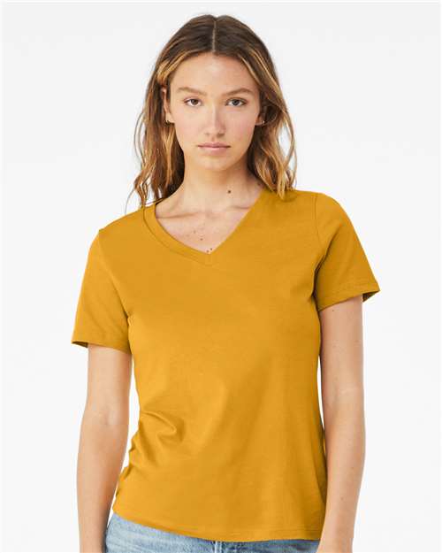 Customizable Women’s Relaxed V-Neck Tee - Stitched Expressions