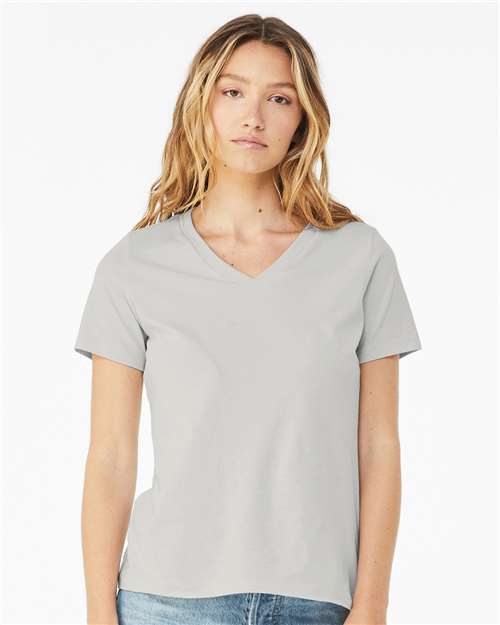 Customizable Women’s Relaxed V-Neck Tee - Stitched Expressions