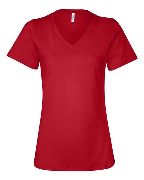 Customizable Women’s Relaxed V-Neck Tee - Stitched Expressions