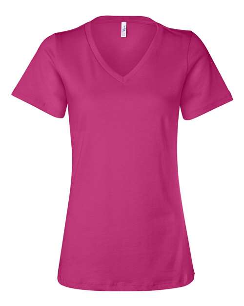 Customizable Women’s Relaxed V-Neck Tee - Stitched Expressions