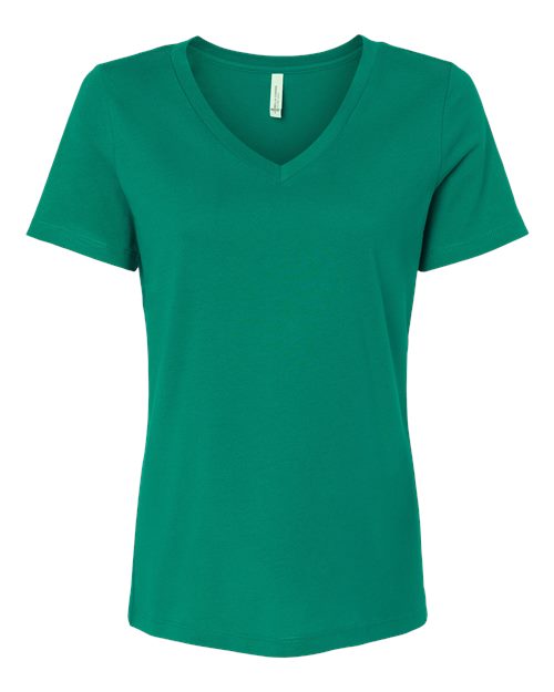 Customizable Women’s Relaxed V-Neck Tee - Stitched Expressions