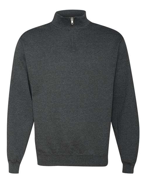 Nublend® Cadet Collar Quarter-Zip Sweatshirt