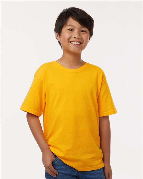 Customizable Youth Gold T-Shirt - Stitched Expressions