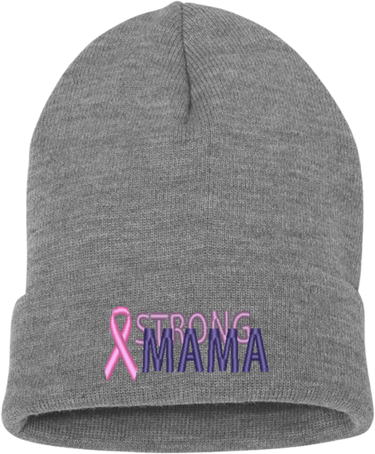 Strong Mama Cuffed Beanie - Stitched Expressions