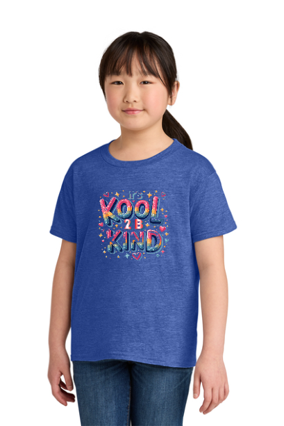 Kind Kids Shirt – Anti Bullying – Kindness for Children – Positive Message Graphic Tee, cotton/poly