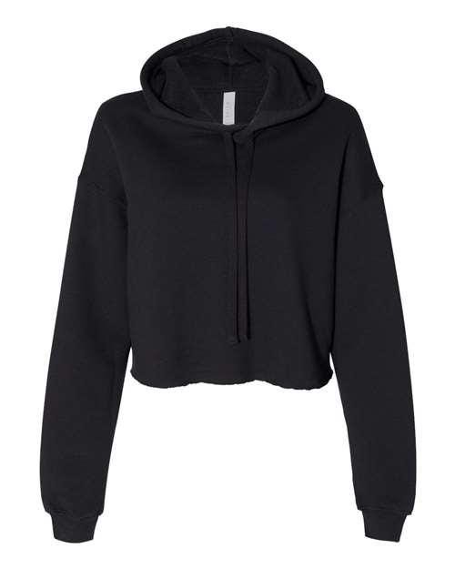 Customizable Womens Crop Fleece Hoodie - Stitched Expressions