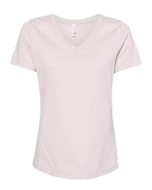 Customizable Womens Heather V-Neck Tee - Stitched Expressions