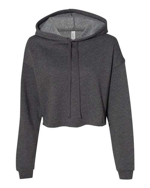 Customizable Womens Crop Fleece Hoodie - Stitched Expressions