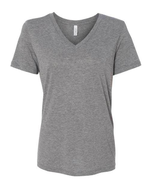 Customizable Womens Triblend V-Neck Tee - Stitched Expressions