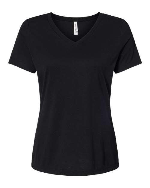 Customizable Womens Triblend V-Neck Tee - Stitched Expressions