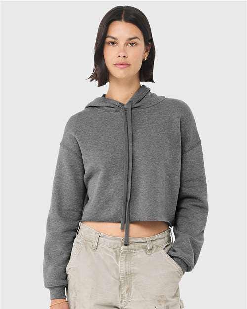 Customizable Womens Crop Fleece Hoodie - Stitched Expressions