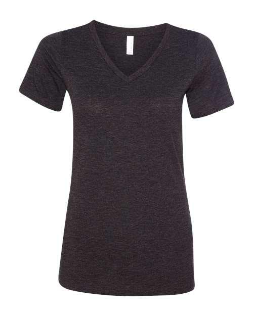 Customizable Womens Triblend V-Neck Tee - Stitched Expressions