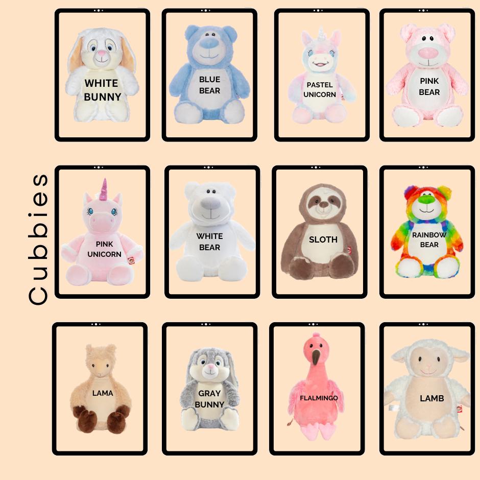 Personalized Baby Gift Teddy Bear with Name Baby Shower Present Stuffed Animal Keepsake Gift for Newborn Plush Toy Birth Announcement Soft